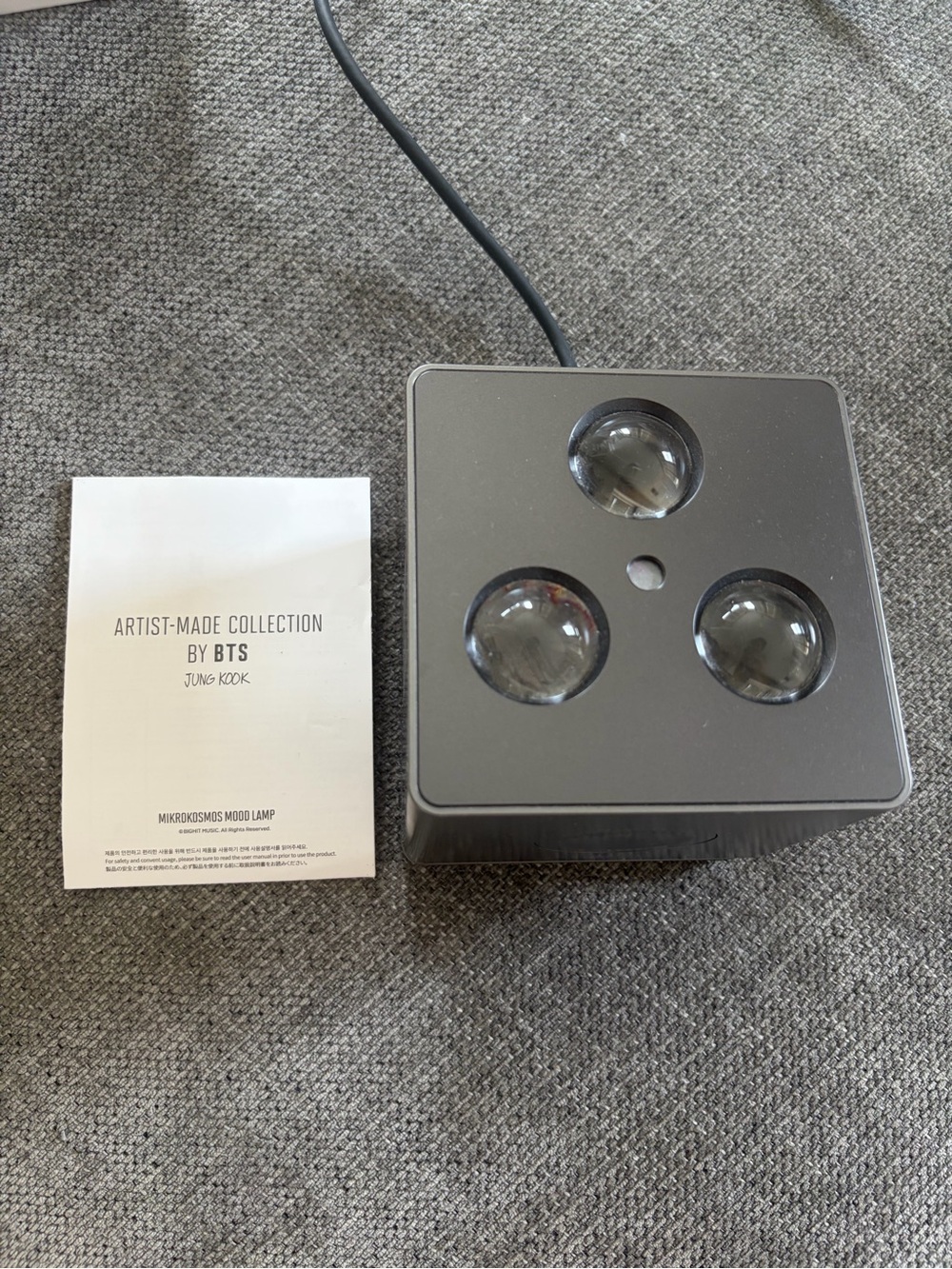 BTS Artist-Made Collection Mood Lamp - Black
